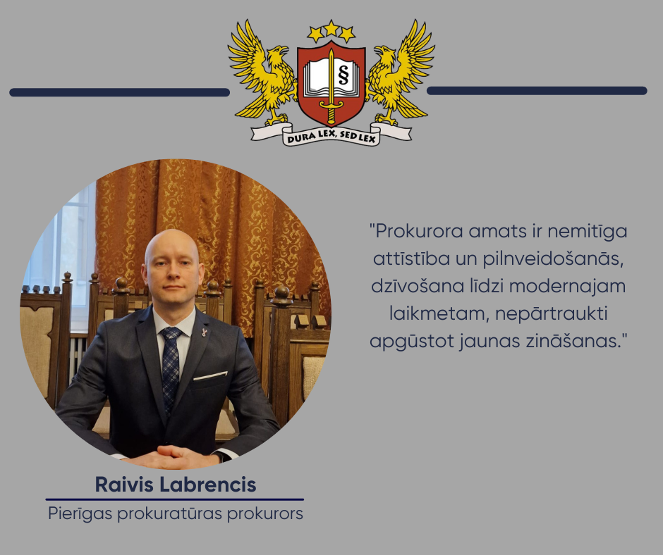 Prokurora portrets – Pierīgas prokuratūras prokurors Raivis Labrencis