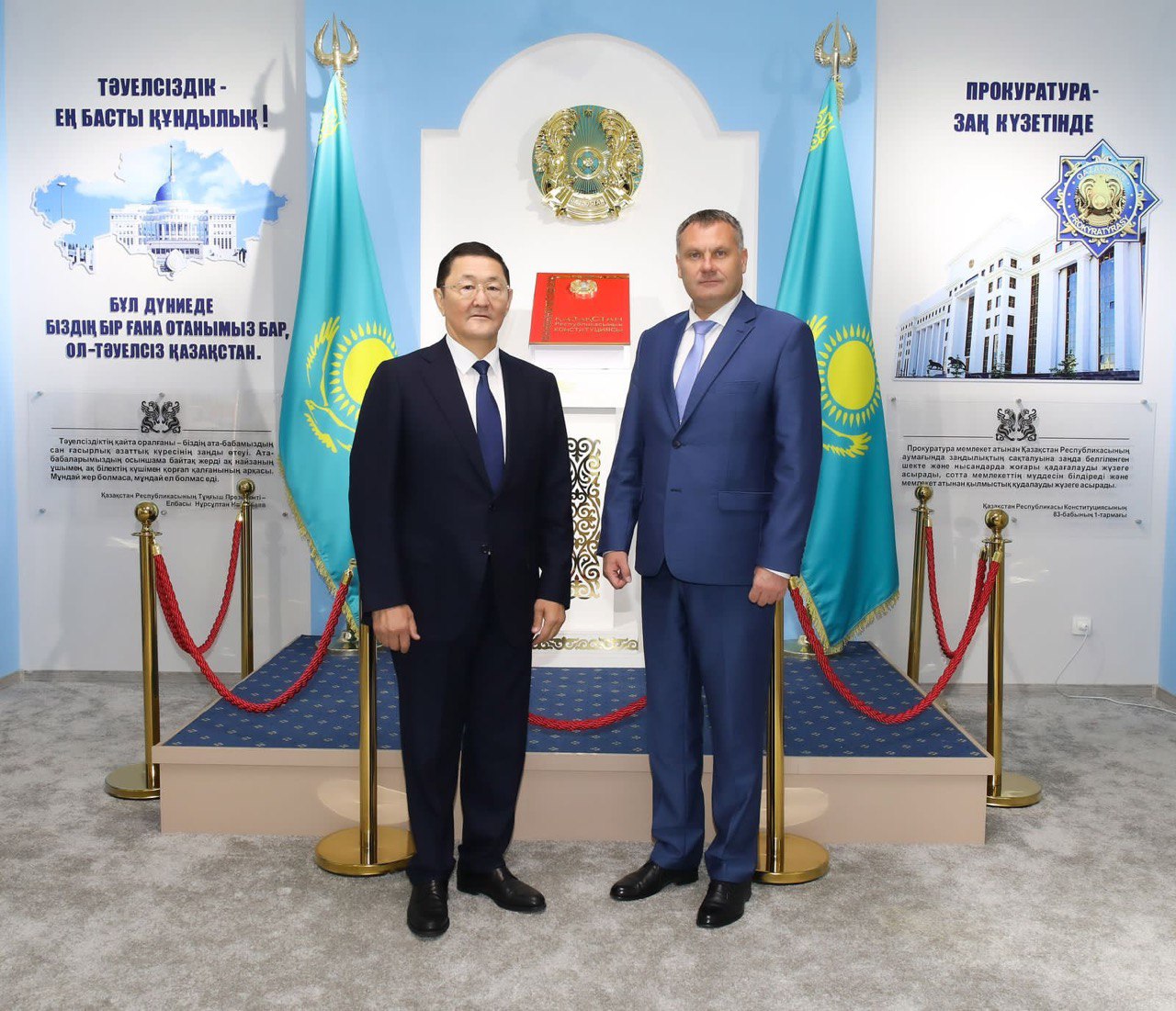 Attēls: Latvijas un Kazahstānas ģenerālprokurori vienojas par efektīvāku savstarpējās informācijas apmaiņu