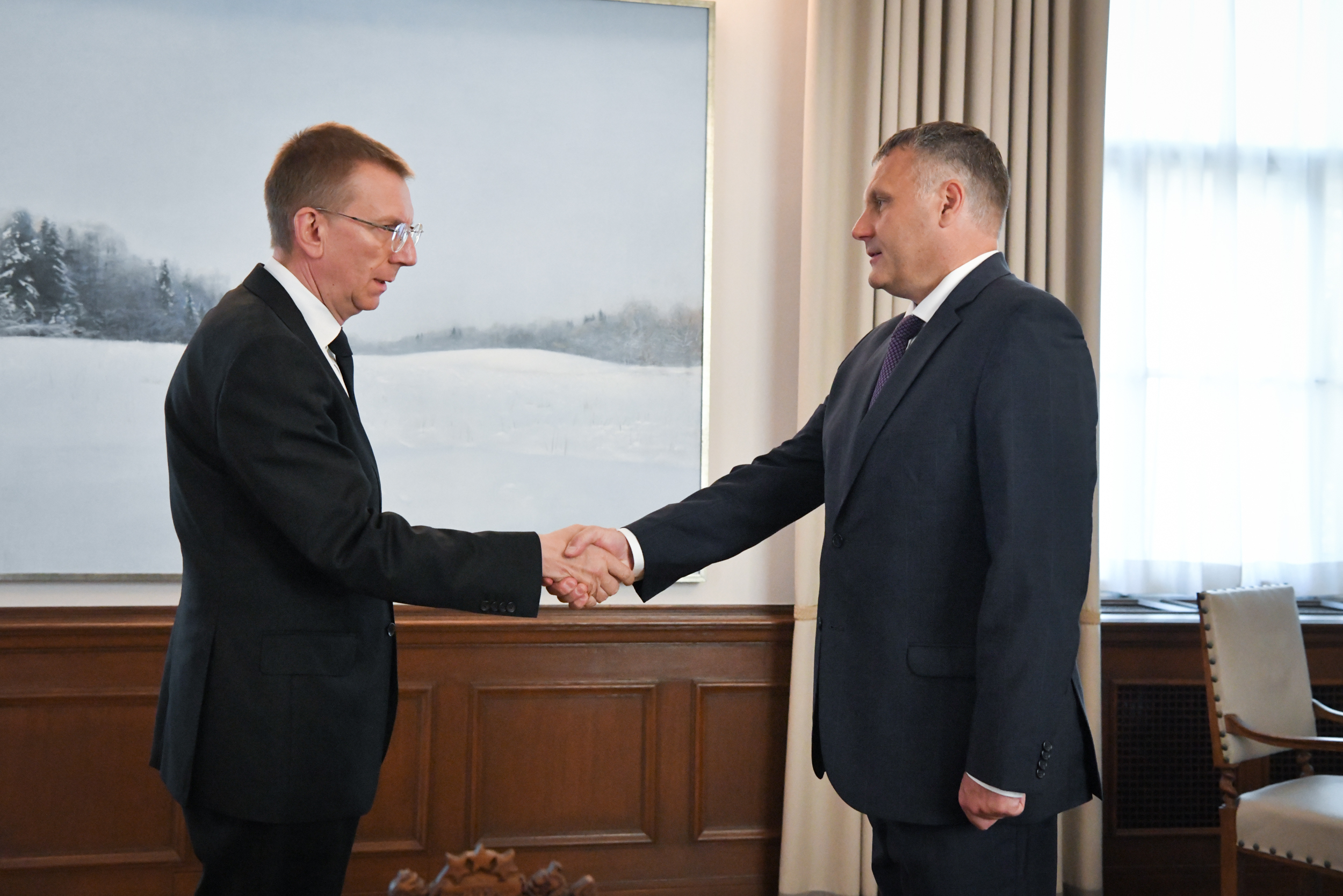 Ģenerālprokurors tiekas ar Valsts prezidentu Edgaru Rinkēviču