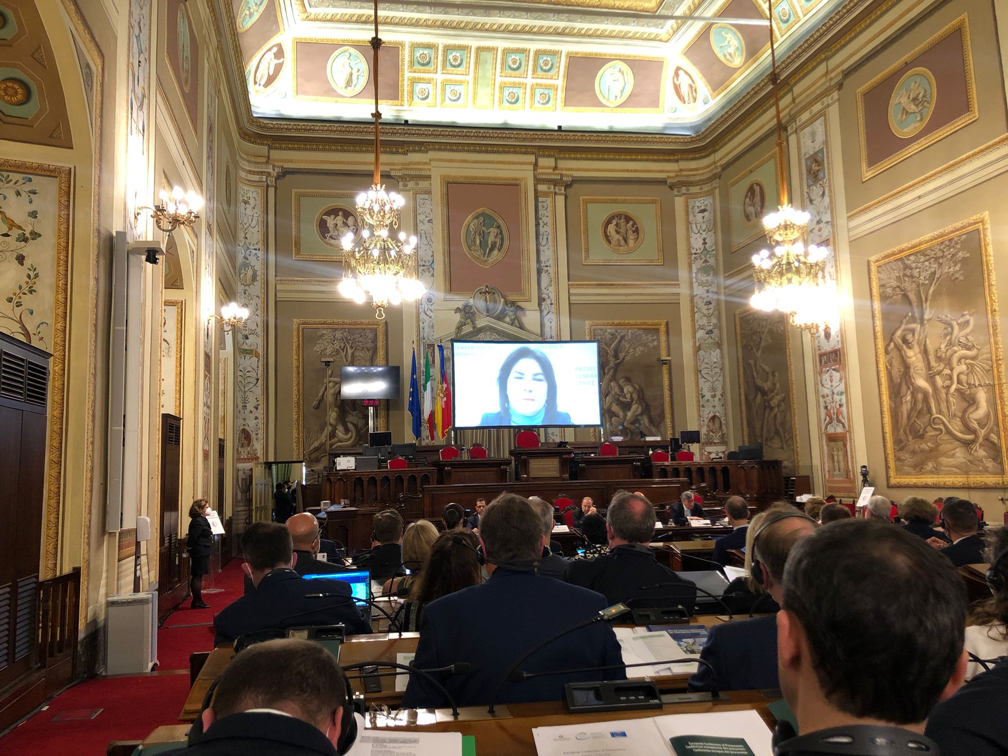 Attēls: Prokurori no visas Eiropas pulcējas starptautiskā konferencē Palermo