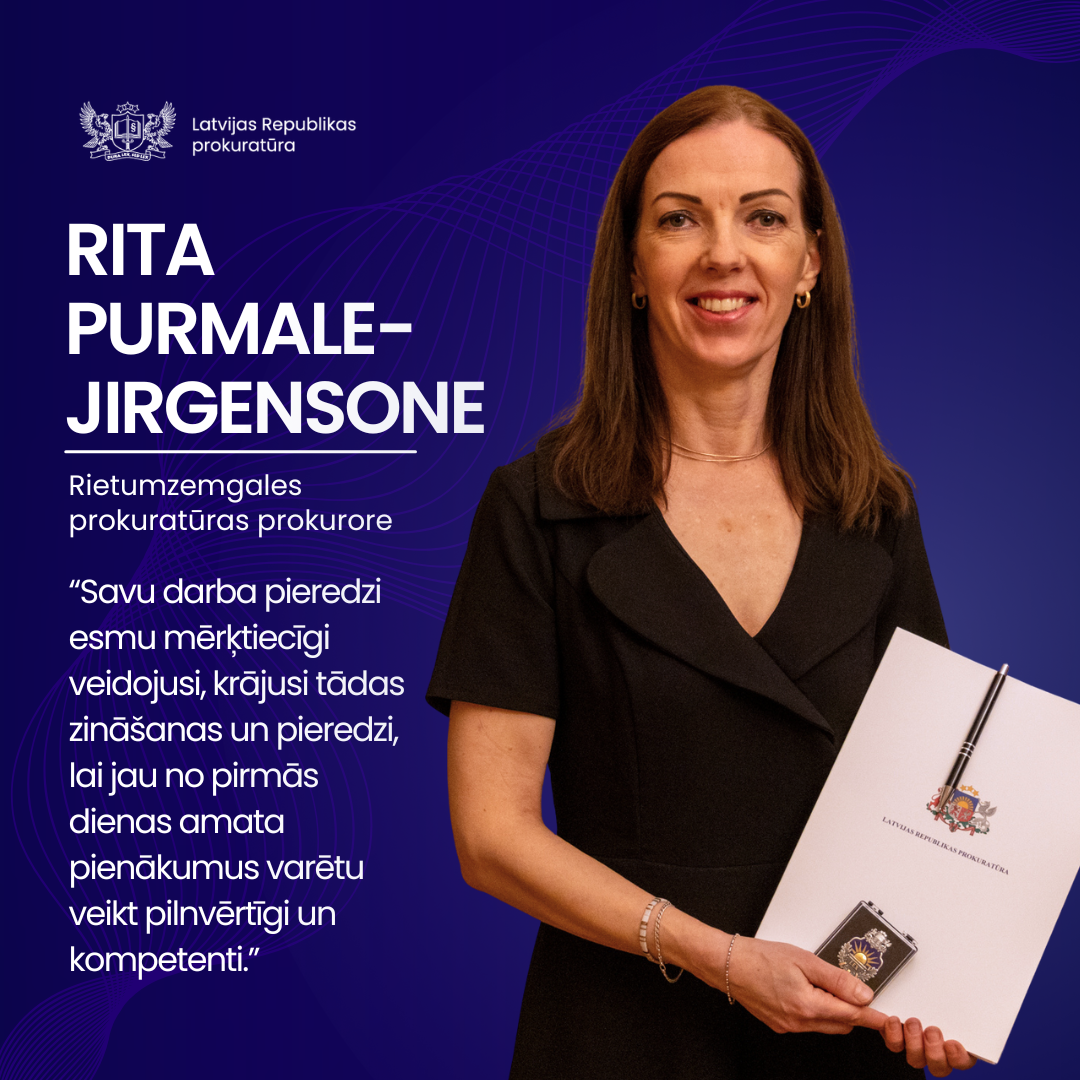 Prokurora portrets: Rita Purmale-Jirgensone, Rietumzemgales prokuratūras prokurore