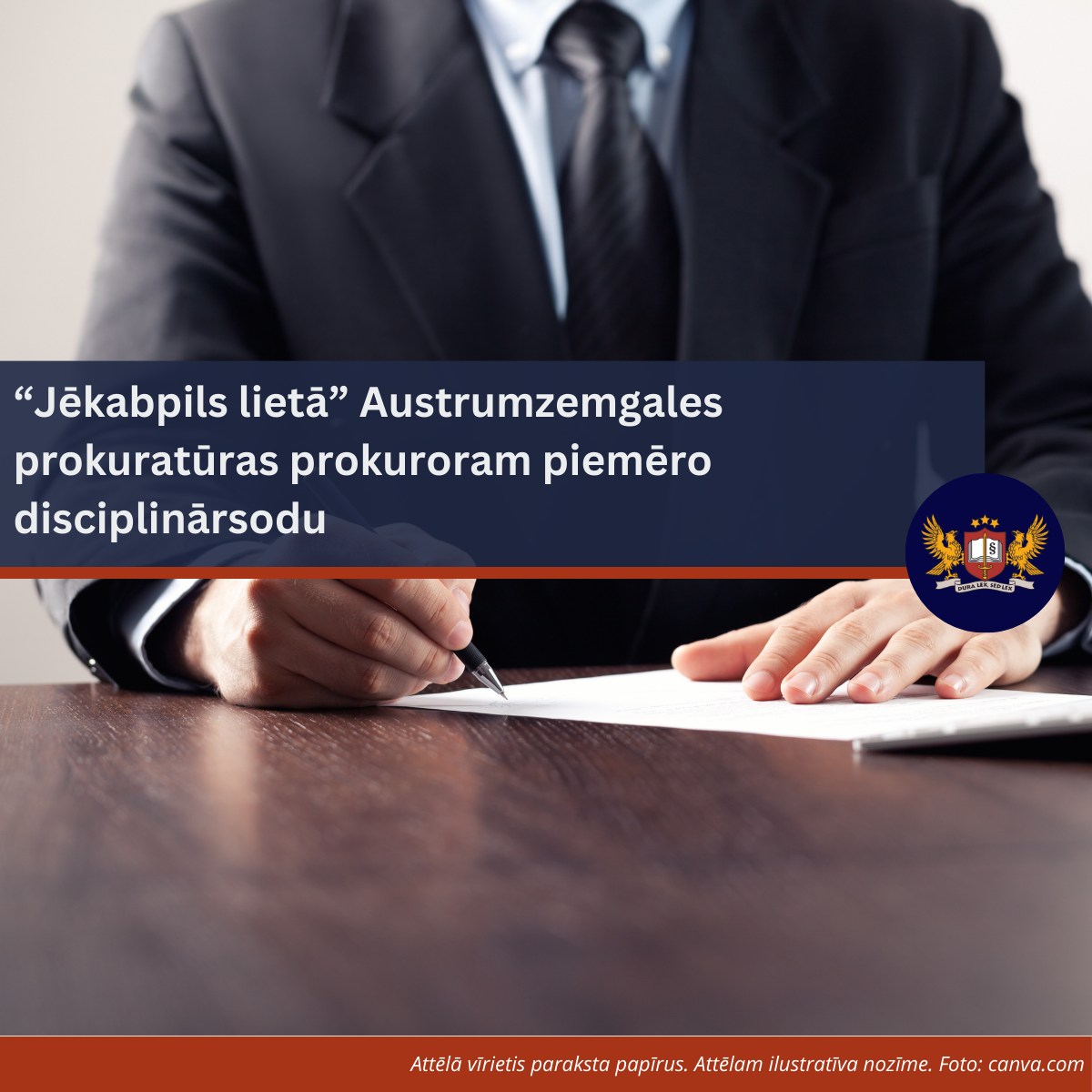 “Jēkabpils lietā” Austrumzemgales prokuratūras prokuroram piemēro disciplinārsodu