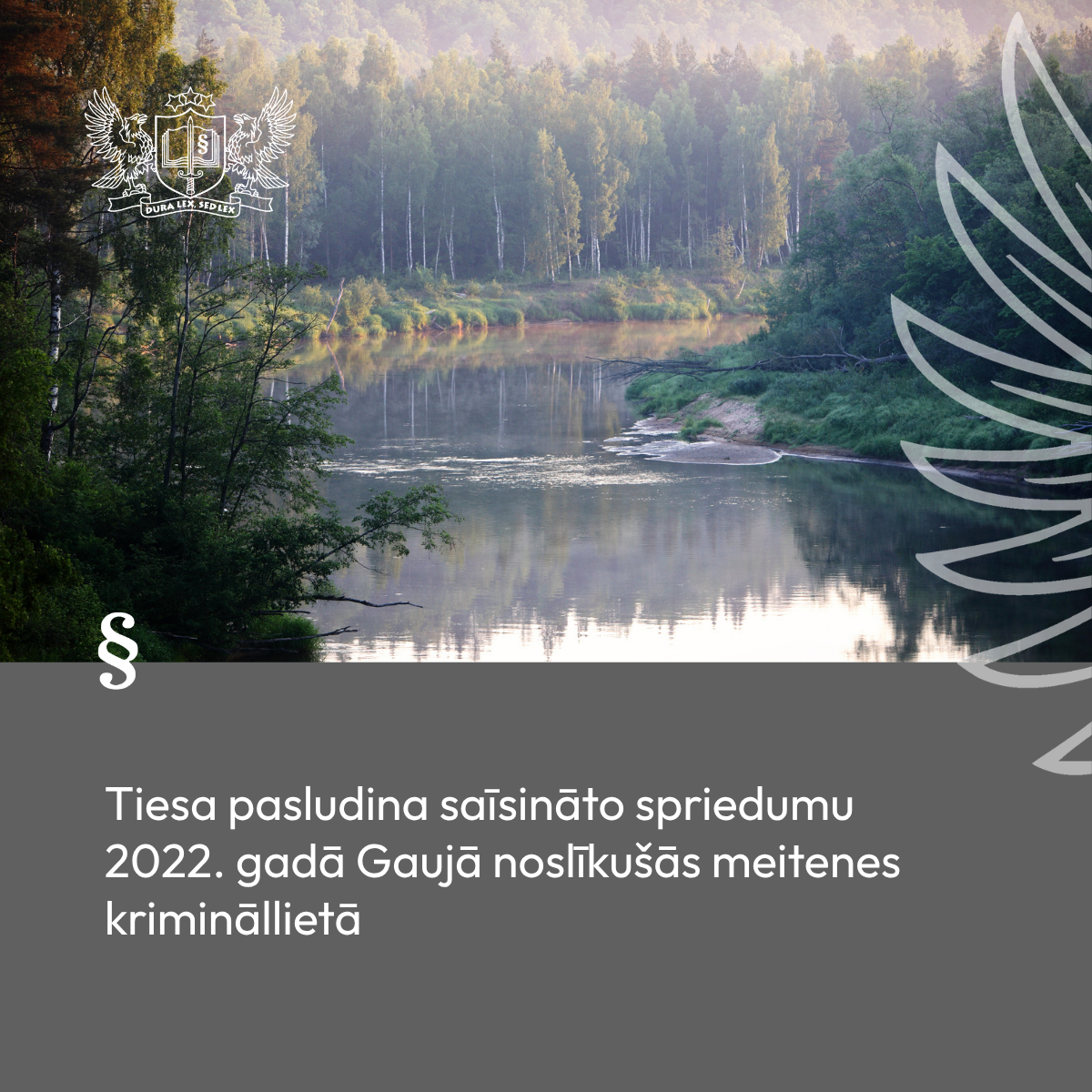 Attēlā redzama upe Gauja
