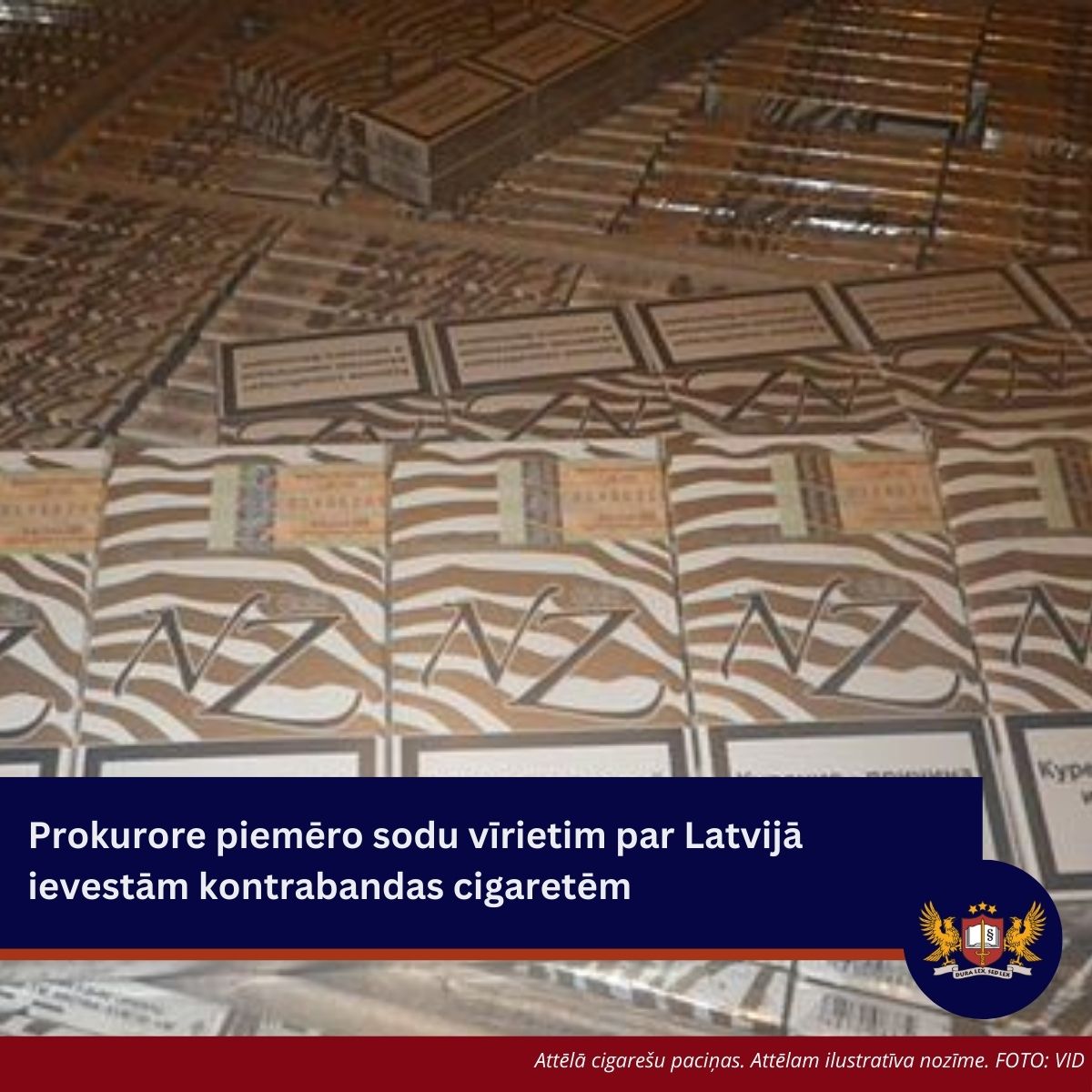 Paātrinātā procesa kārtībā piemēro sodu par Latvijā ievestām kontrabandas cigaretēm