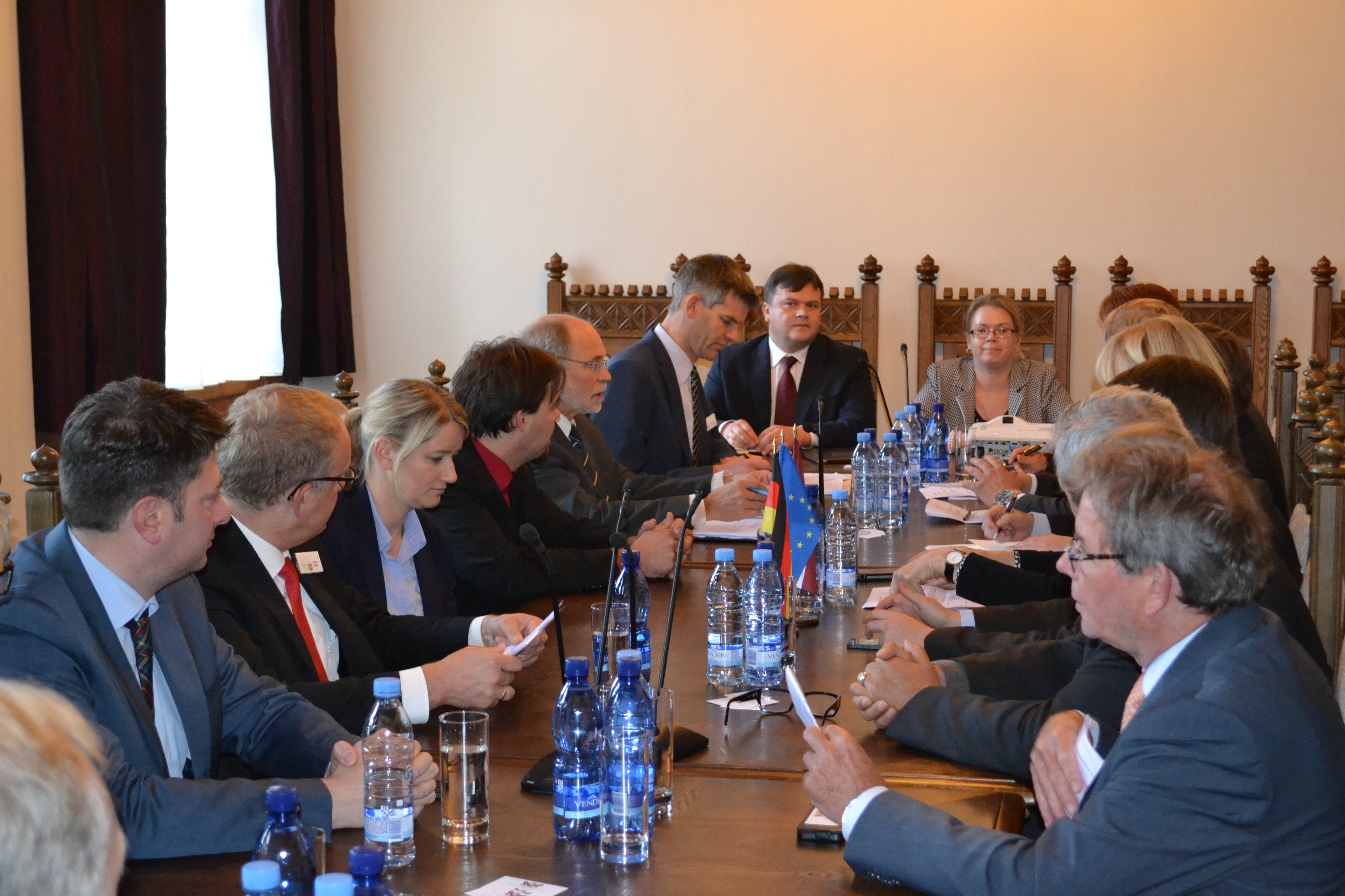 Ģenerālprokuratūras pārstāvji tiekas ar Lejassaksijas Landtāga pārstāvjiem 2015.gada 29.septembrī - 