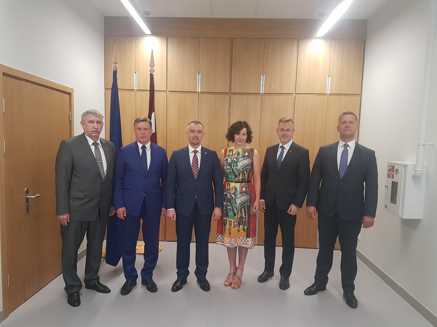 Ģenerālprokurors Ē.Kalnmeiers piedalās KNAB jaunās ēkas atklāšanas pasākumā 2018.gada 22.maijā