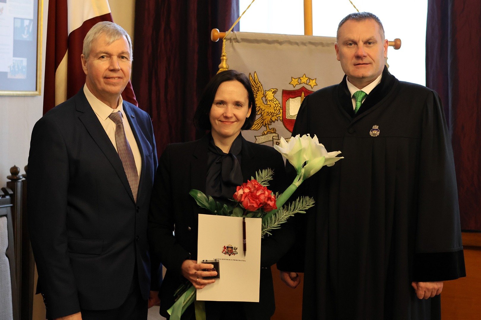 Ģenerālprokurors pieņem Elīnas Gudrupas prokurora zvērestu