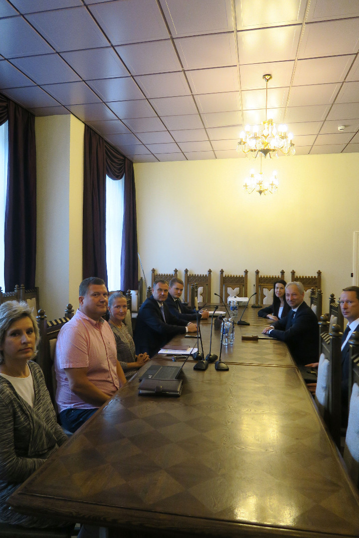 Ģenerālprokurora Jura Stukāna tikšanās ar tieslietu ministru Jāni Bordānu 2020.gada 27.augustā