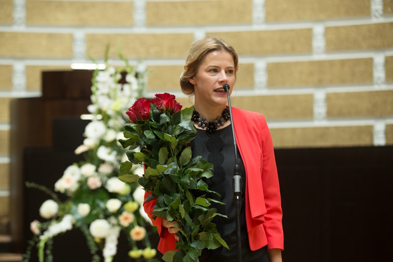 Latvijas Republikas Prokuratūras 25.gadadienai veltītie pasākumi, ziedu nolikšana pie Brīvības pieminekļa un svinīgā sēde LU aulā 2015.gada 25.septembrī - 