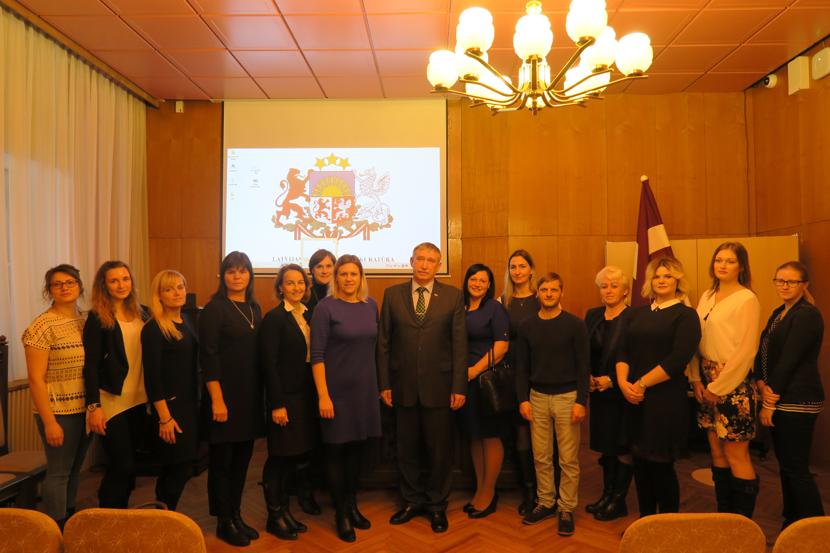 Rīgas Juridiskās augstskolas un Juridiskās koledžas studentu vizīte Ģenerālprokuratūrā, 2017.gada 4.decembrī - 