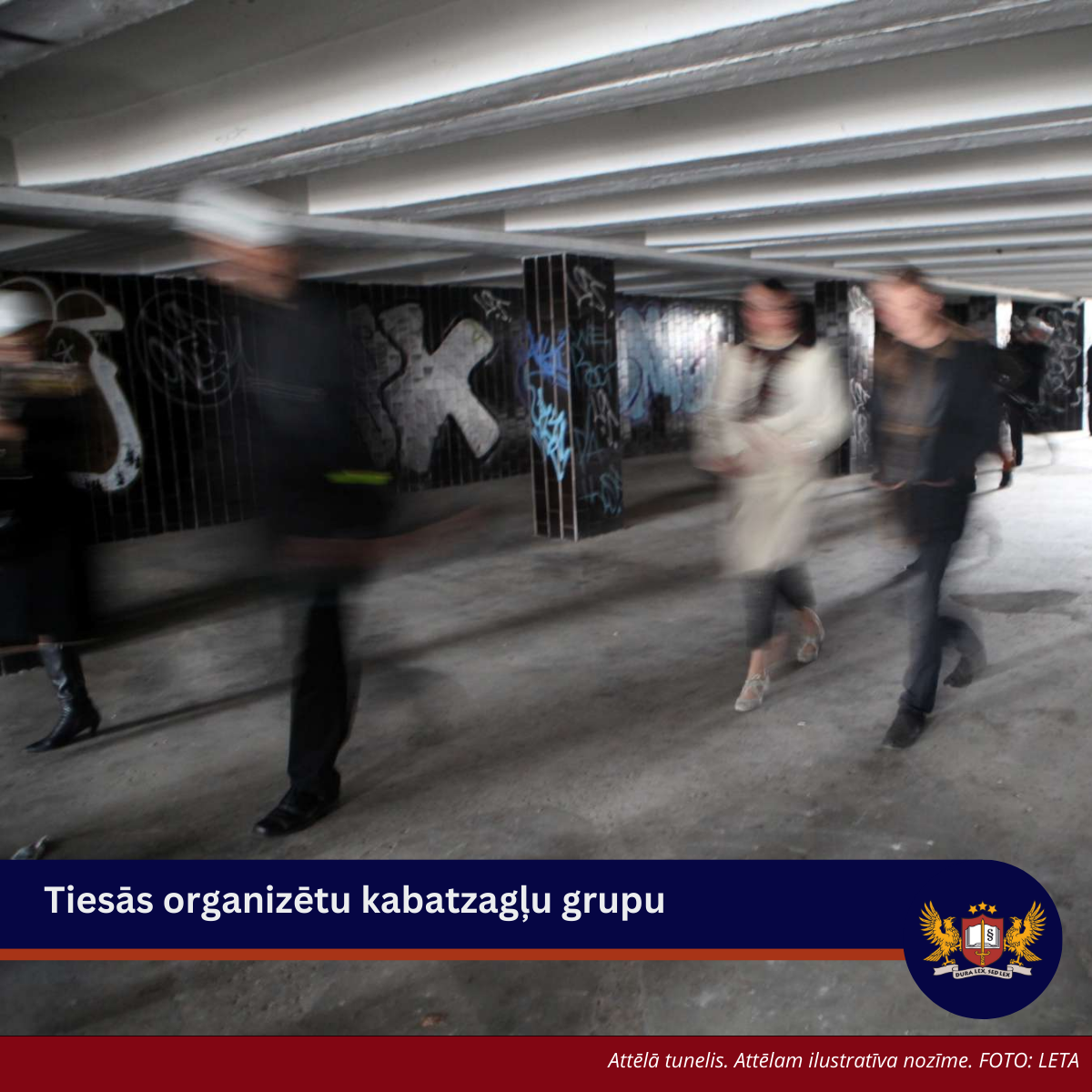 Tiesās organizētu kabatzagļu grupu 