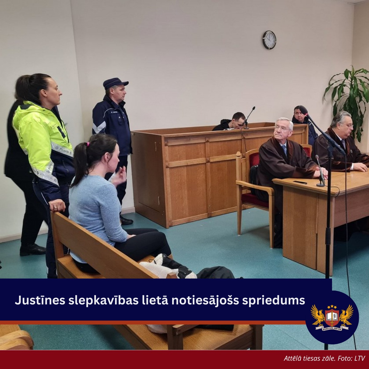 Justīnes slepkavības lietā notiesājošs spriedums