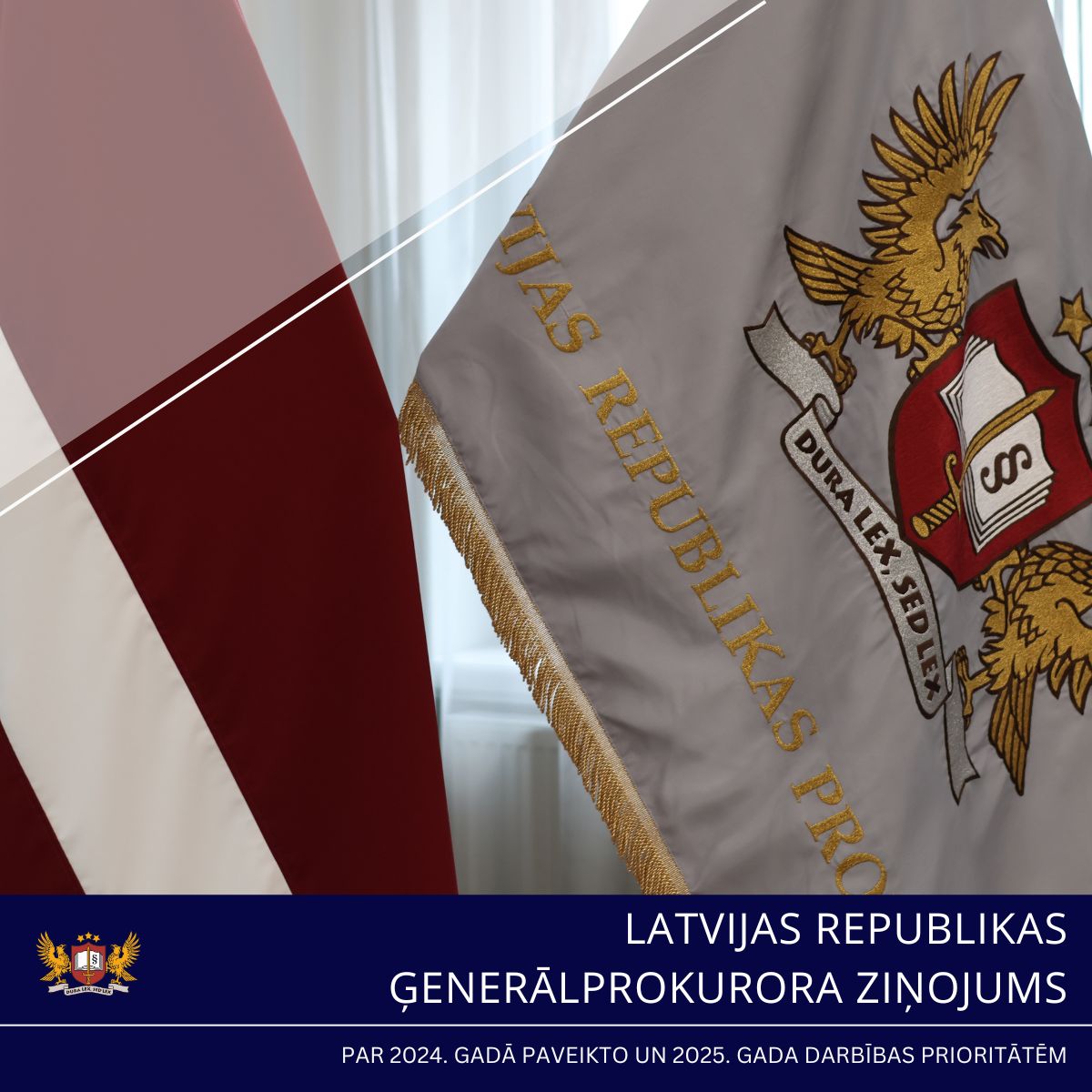 Ģenerālprokurors iesniedz Saeimai ziņojumu par iepriekšējā gadā paveikto un 2025. gada darbības prioritātēm